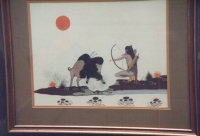 Native American Painting - Buffalo Hunters