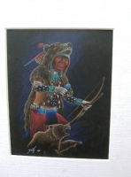 Neil David, Sr. Hopi Bear Dancer.