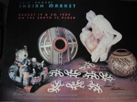 Santa Fe Indian Market Poster  68th, 1989