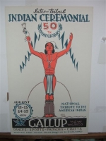 Gallup Inter-Tribal Indian Ceremonial Poster 50th, 1971.