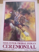 Gallup Inter-Tribal Indian Ceremonial Poster 66th, 1987
