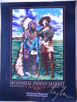 Eiteljorg Museum of the American Indian and Western Art. "Buffalo Bill & Sitting Bull". Marcus Amerman (Choctaw). 2006