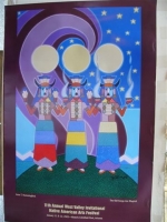 Bien Mur Indian Market Center. Poster art by Jesse T Hummingbird