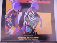 Lawrence Indian Arts Show. 1993. Roger "Sinnagwin" McKinney (Kickapoo).