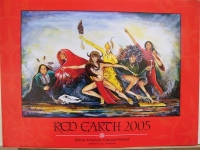 Red Earth '05. "The People Of This Red Earth". By Harvey Pratt Signed by the Artist. RED BORDER