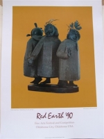 Red Earth '90. "Child's Mask Dance" Weleded Steel. 1990. Bill Prokopiof.