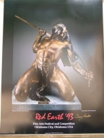 Red Earth '93. "Strength of the Maker". By Denny Haskew. Signed by Artist.