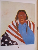 Fritz Scholder, "Indian 1976" , 1975