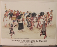69th Santa Fe Market "Hopi Buffalo Dance" by Neil David, Sr.