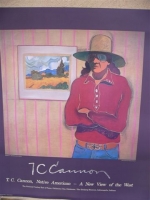 The National Cowboy Hall of Fame/The Eiteljorg Museum. T.C. Cannon.Collector #2 -- self portrait.
