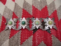 Native American Jewelry - Turquoise Link Bracelet.