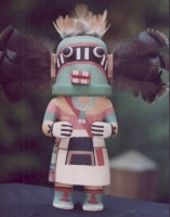 Native American Katsina Doll - Ho-te Hopi Katsina Neil David Sr