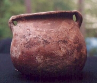 Native American Prehistoric Item - Casas Grandes Pot with Handles. Reddish Brown Utility Pot