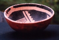 Native American Prehistoric Item - Gila Polychrome Bowl Pottery