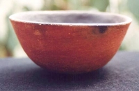 Native American Prehistoric Item - Hohokam Bowl Pottery. Redware Solid with Fire Clouds