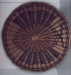 Native American Basket - Hopi Wicker Tray with Butterfly Pattern, 12 1/2".
