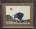 Native American Painting - "Buffalo" by Kiowa Artist, Geri Darby