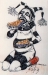 Native American Painting - Koshari (Clown), Neil David, Sr.