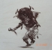 Native American Painting - Buffalo Warrior, Neil David, Sr.