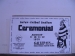 Gallup Inter-Tribal Indian Ceremonial Window Placard. 58th, August 9-10-11-12, 1979.