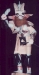 Native American Katsina Doll - Hopi Sakwa Ahote (Blue Ahote),  Al Sahmie. 16.5".