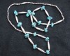 Native American Jewelry - Silver and Turquoise Necklace from Taos Pueblo