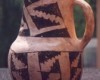 Native American Prehistoric Item - Anasazi Red Mesa Type Mug. Mug has excellent and strong color