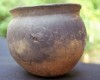 Native American Prehistoric Item - Blackware Olla, dug in Arizona March 23, 1966